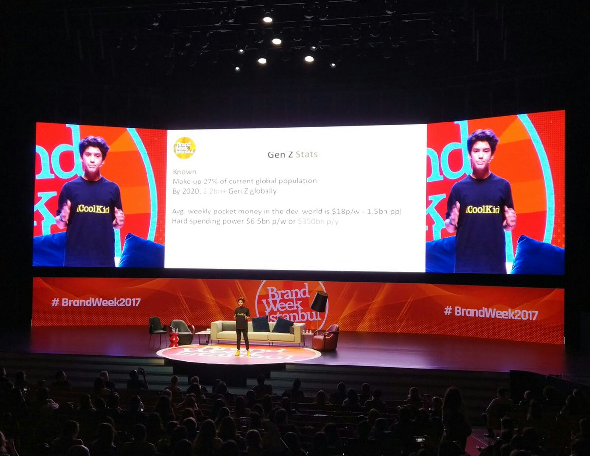 brandweekist's tweet image. iCoolKid Ltd. Kurucu ve CEO’su, İngiltere’nin en genç iş adamı Jenk Oz tavsiyeler vermek için Tiyatro Sahnesi’nde! #LegendsofCreativity  @iCoolKidGarage