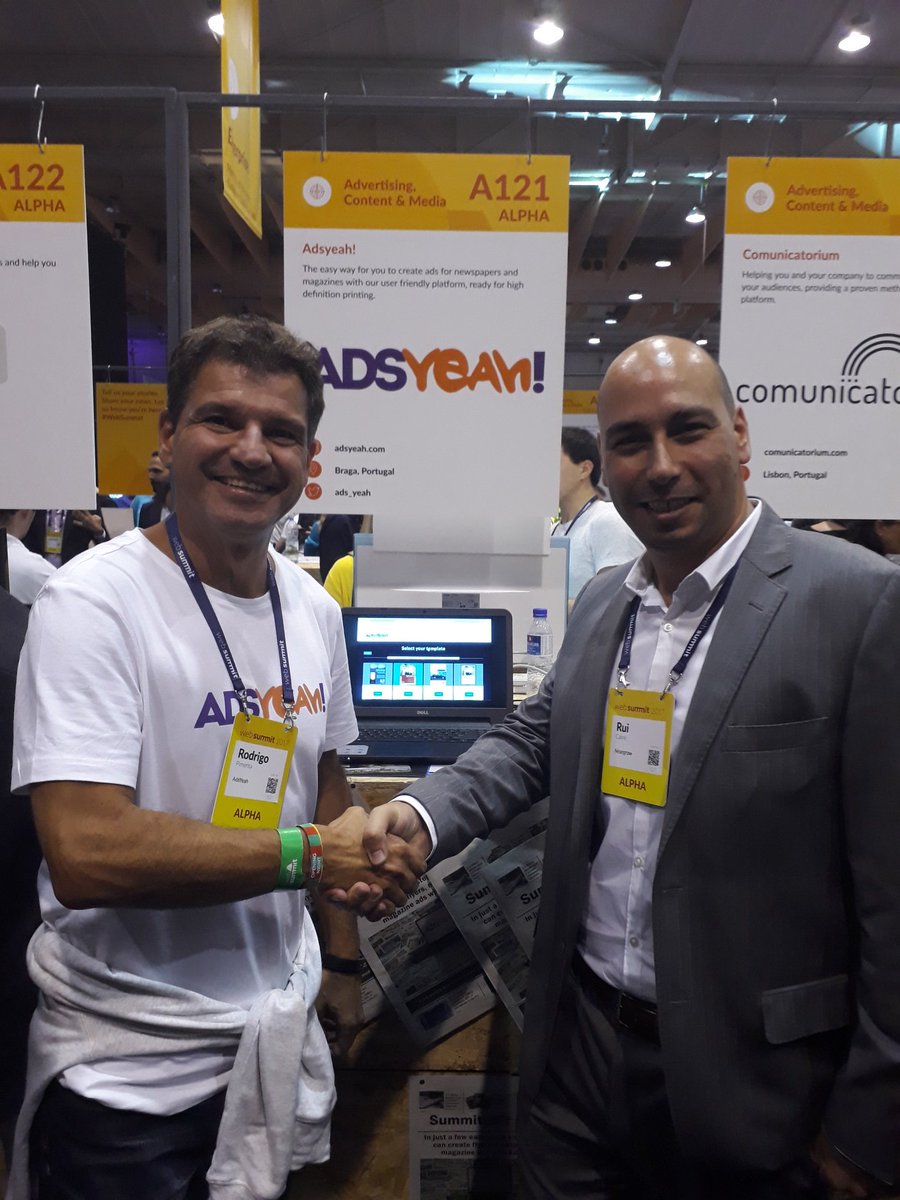 rmcdomingues's tweet photo. New clients, new opportunities! #websummit #Neargrow #Adsyeah https://t.co/g3etCywjCI