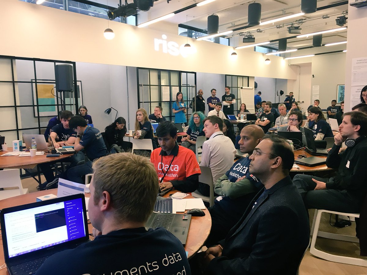 jendrabble's tweet photo. Kicking off the Data Hackathon @Barclaycard x @ONS @DataSciCampus #paymentsdatapublicgood https://t.co/Me7lBFCHin