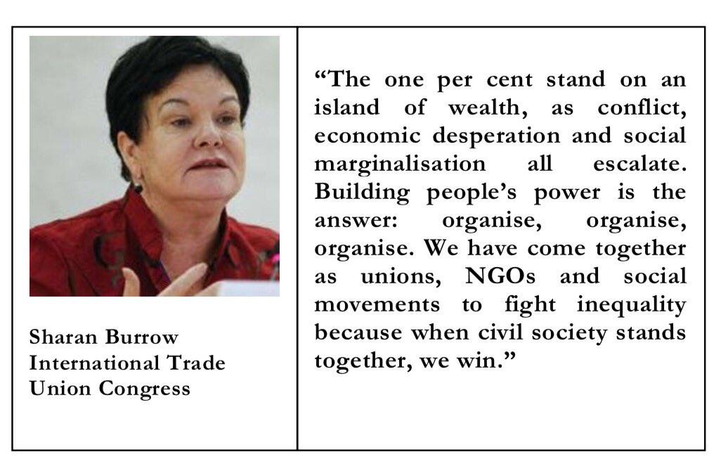 FightInequality's tweet photo. Groups around the world are coming together to fight inequality. In their own words, here's why:
(1 of 2) https://t.co/M36YcbA0kF