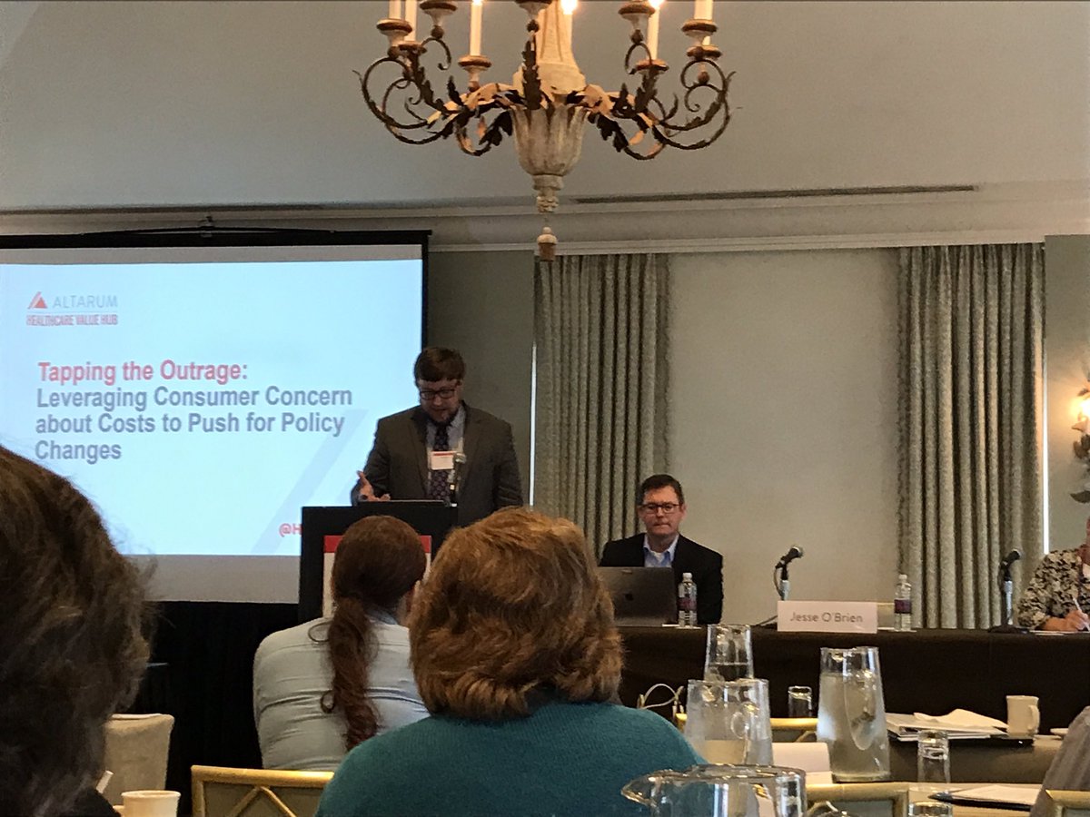 cchipolicy's tweet photo. Now up. @JesseOBrienOR on engaging consumers in the health care cost/value convo #Get2Value17 https://t.co/pnk19hB28U