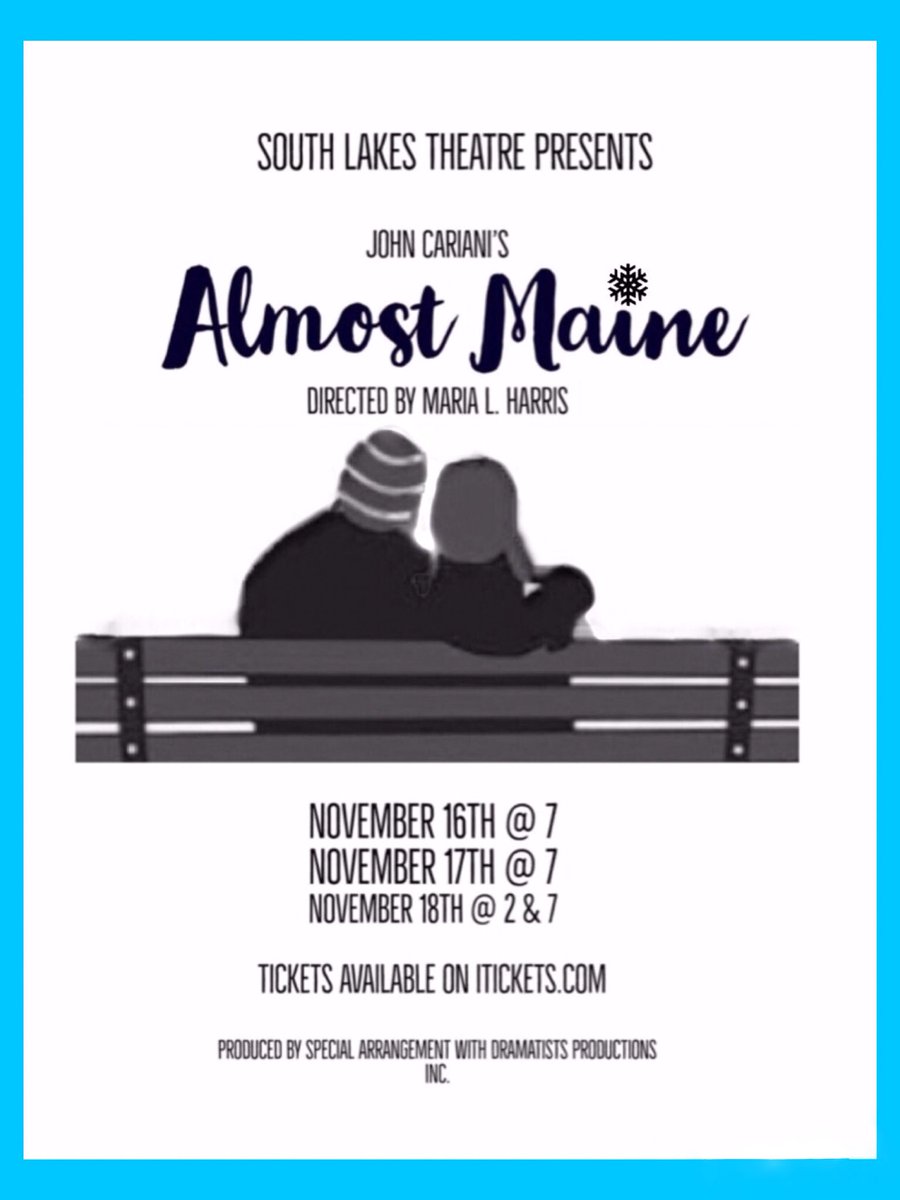 Tickets on sale NOW! #SLMaine 🎭❤️❄️