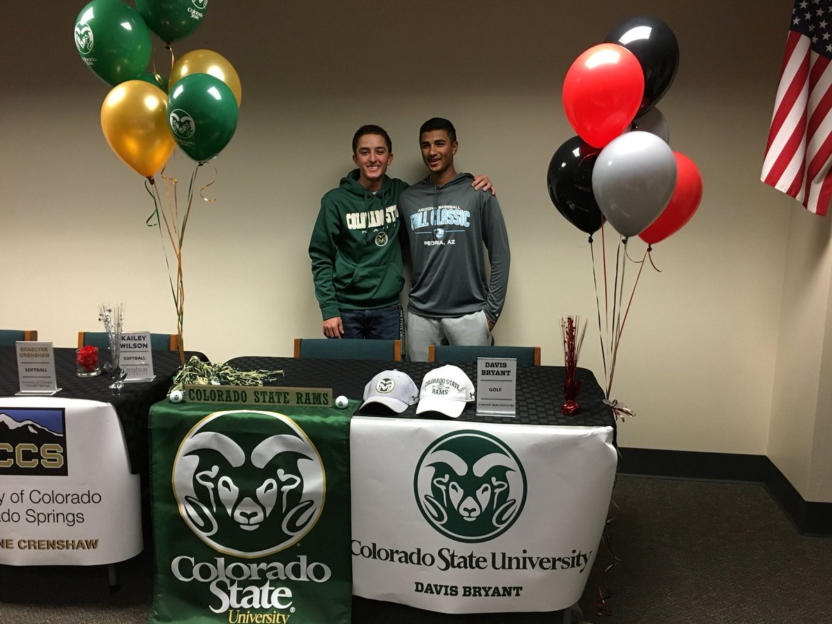 dmbryant2000's tweet photo. It’s official! 🖊🔒
Can’t wait to join @CSUMensGolf next fall! 
@raptorathletics 
#SigningDay 
#GoRams💛💚 https://t.co/E3tLXMaGbL
