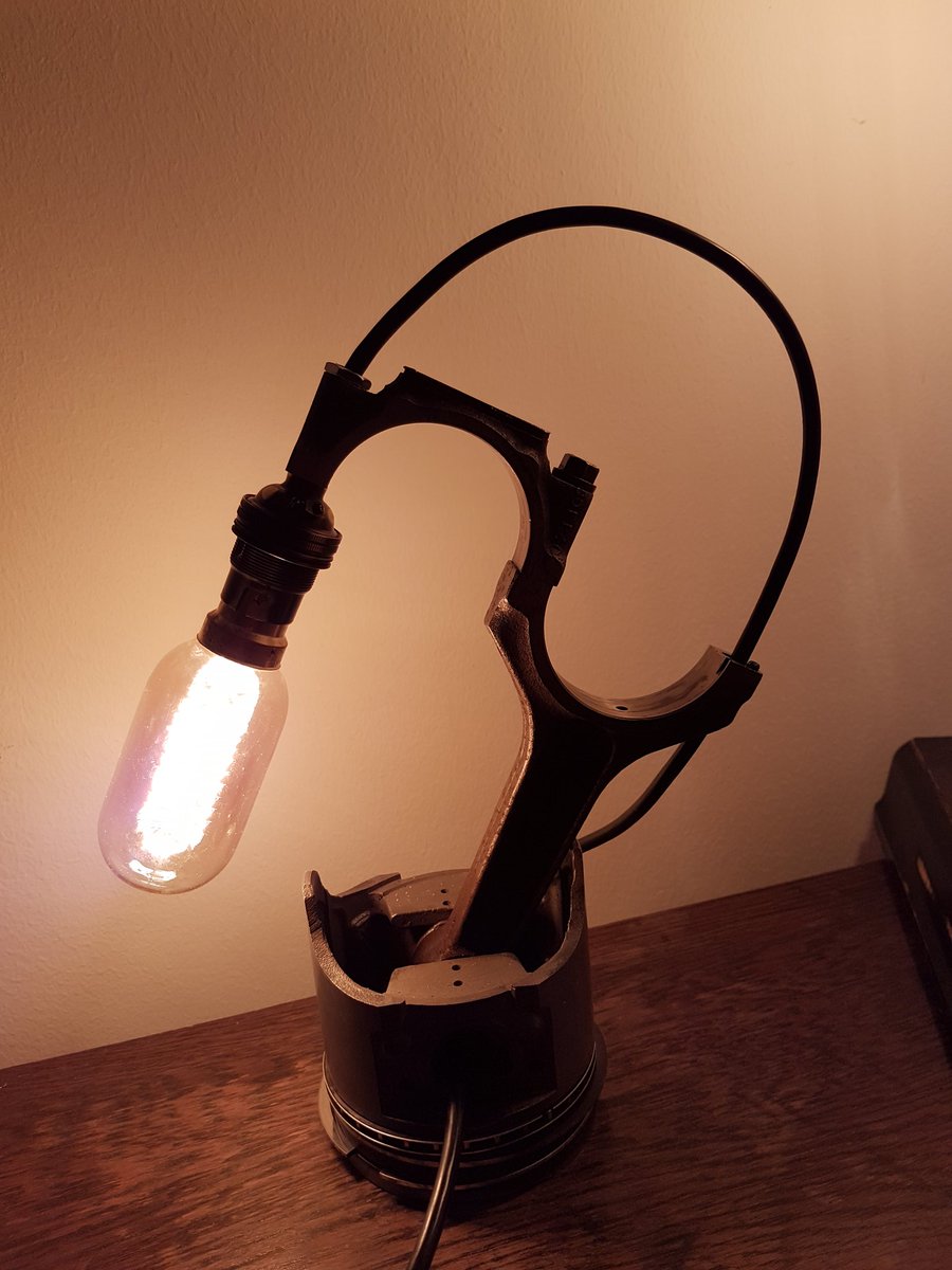 My latest .. the piston lamp