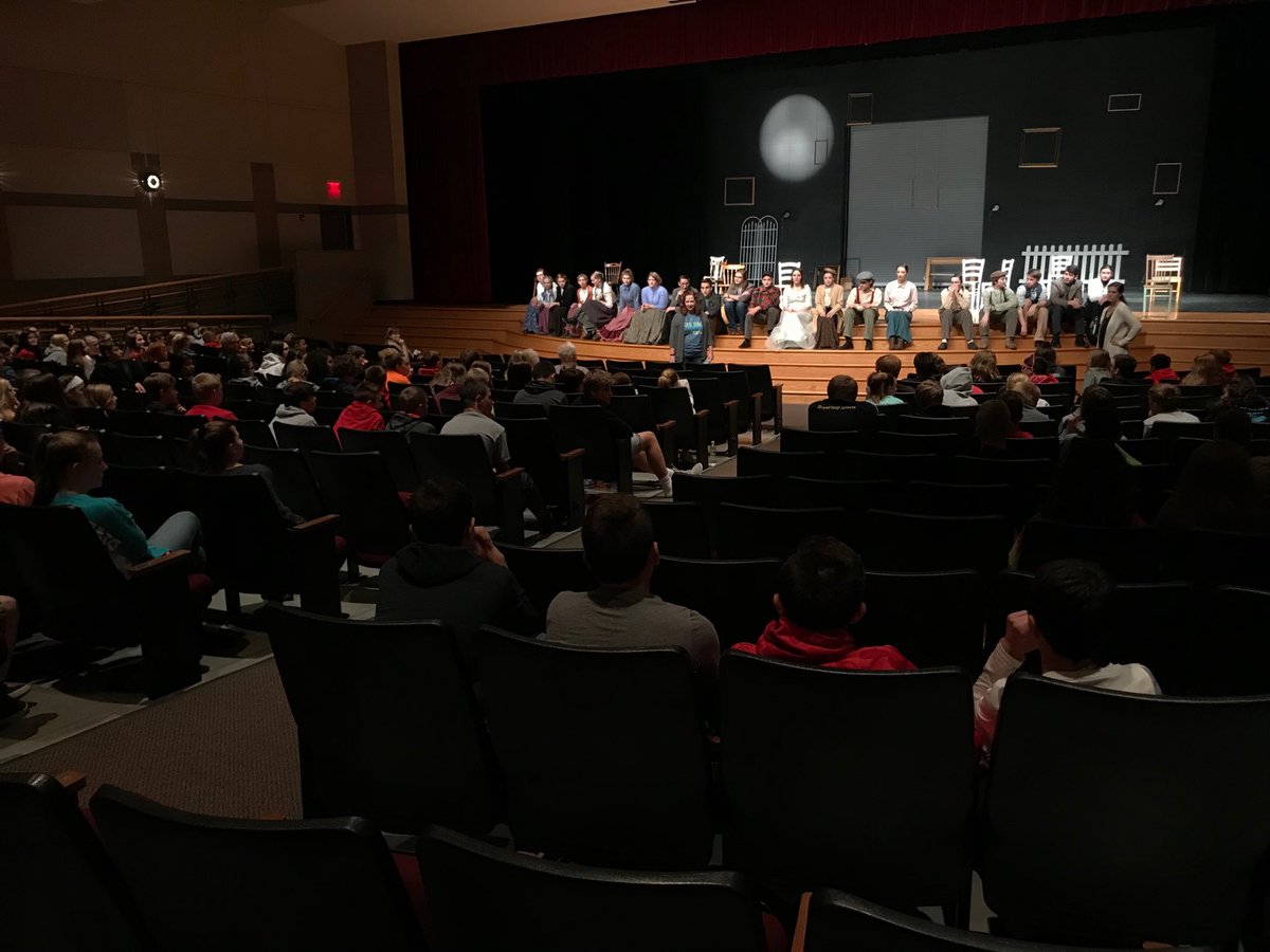 EmilyFJudd's tweet photo. Q&amp;A with the Our Town Cast! Such an awesome morning watching talented DCG students. #meadowsmagic #dcgexcellence https://t.co/1WTeDcWEoe