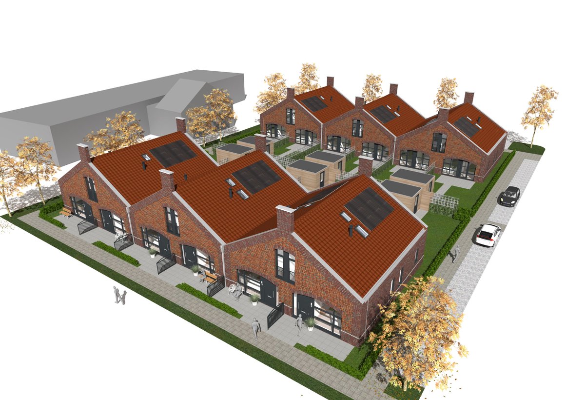 Een artikel in de Harlinger Courant over de 12 woningen aan de grettingalaan in #Harlingen, waar de historie van de plek terug wordt gehaald.