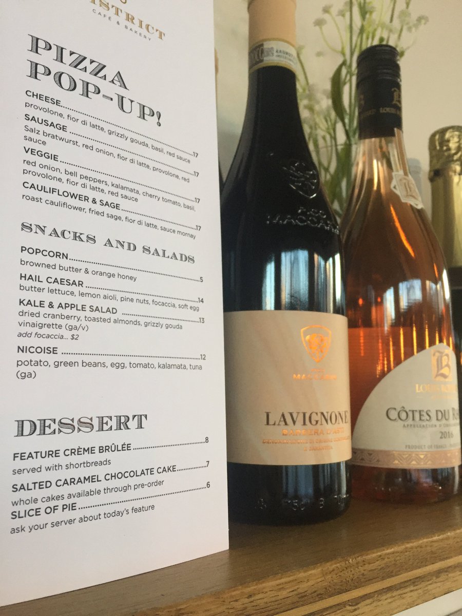 #Pizza night tonight! 4-10. Half price wine 4-7. #yegfood #happyhour