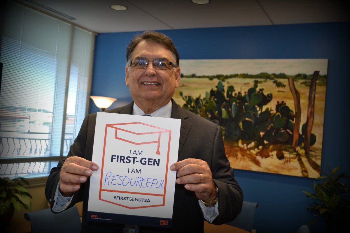 StudentsAtUTSA's tweet image. #VPSASamGonzales is proud to #CelebrateFirstGen and supports all students in their journey to a degree.  Share you favorite #UTSAFirstGen photo with us. @NASPAtweets