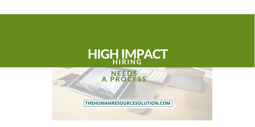 Hiring takes time 
#setuptheprocess #highimpacthiring