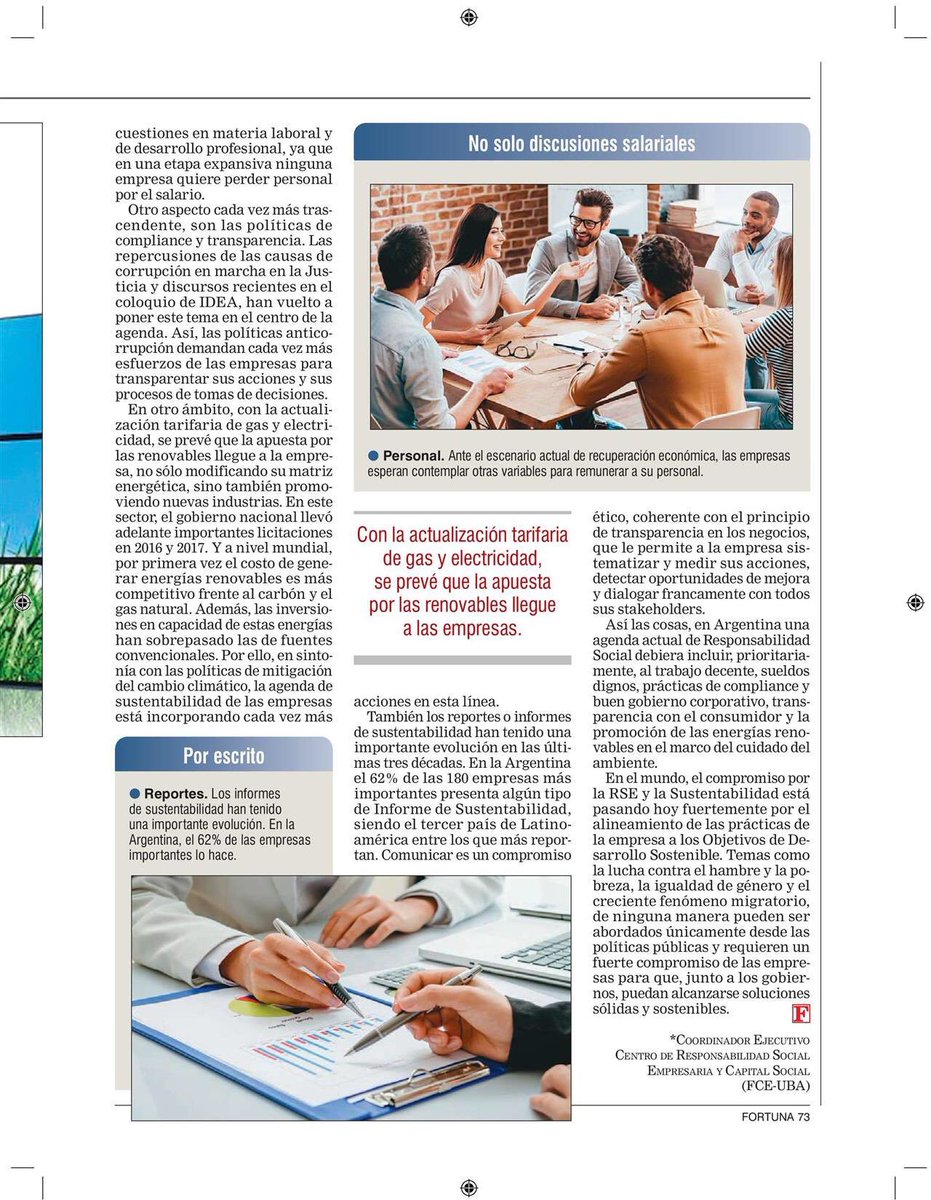 cenarsecs's tweet image. Este mes en la Revista @Fortunaweb nuestro Coordinador Ejecutivo @julian_dangelo fue invitado a escribir la nota central del su Especial #RSE sobre las últimas tendencias en Argentina. Esperamos les guste! 👇🌎♻️