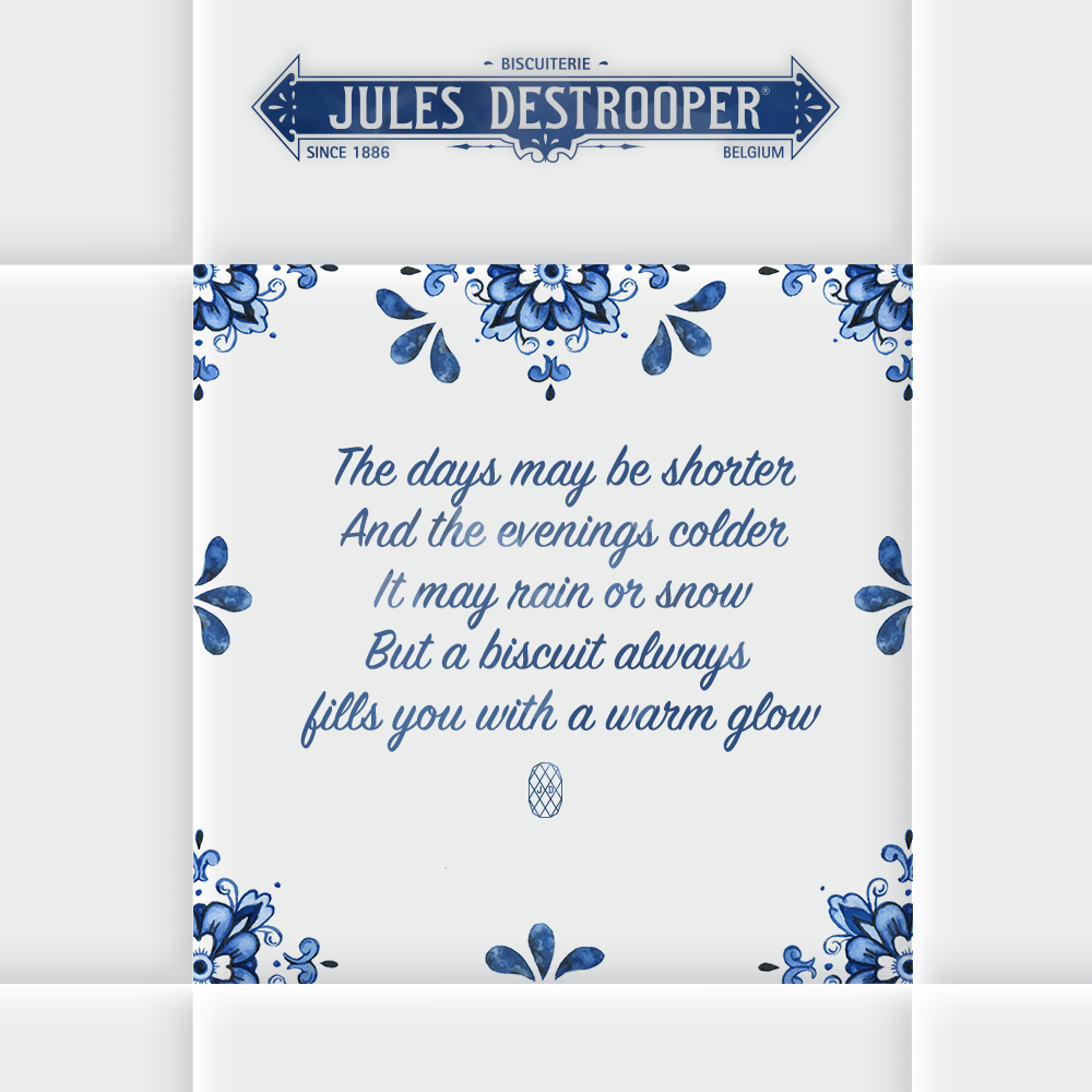 The days may be shorter
And the evenings colder
It may rain or snow
But a biscuit always fills you with a warm glow 🌟 #julesdestrooper