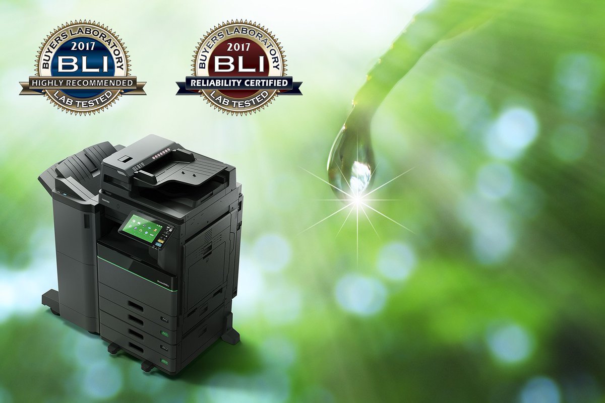 ToshibaTEC_UK's tweet photo. Our hybrid MFP has been Highly Recommended and certified as reliable by @BuyersLab. Take a look at our website for more information: https://t.co/nHT0YSgTST https://t.co/fULrsx1xGb