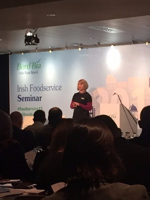 Our Group Purchasing team are attending the <a href="/Bordbia/">Bord Bia - The Irish Food Board</a> Foodservice Seminar at the <a href="/AVIVAStadium/">AVIVA Stadium</a> today. Currently enjoying some great insights from Maureen Gahan. A great event, well done to all involved. #foodservice17 #trinityhospitality #groupurchasing
