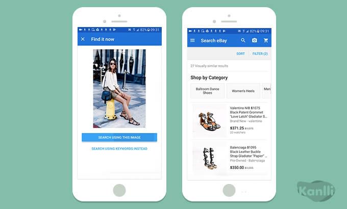 ikkono's tweet image. #eBay busca hacer del visual search el futuro del #ecommerce | En el blog de #Kanlli bit.ly/2znwOwF