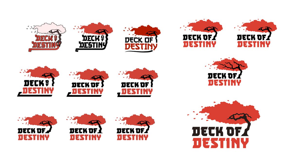ScreenHeadMedia's tweet photo. Deck of Destiny - Further logo development. We once again, would like to have your feedbak to get the details right :)
#IndieGameDev #LogoDesign #indiegame https://t.co/3VAy962SuJ