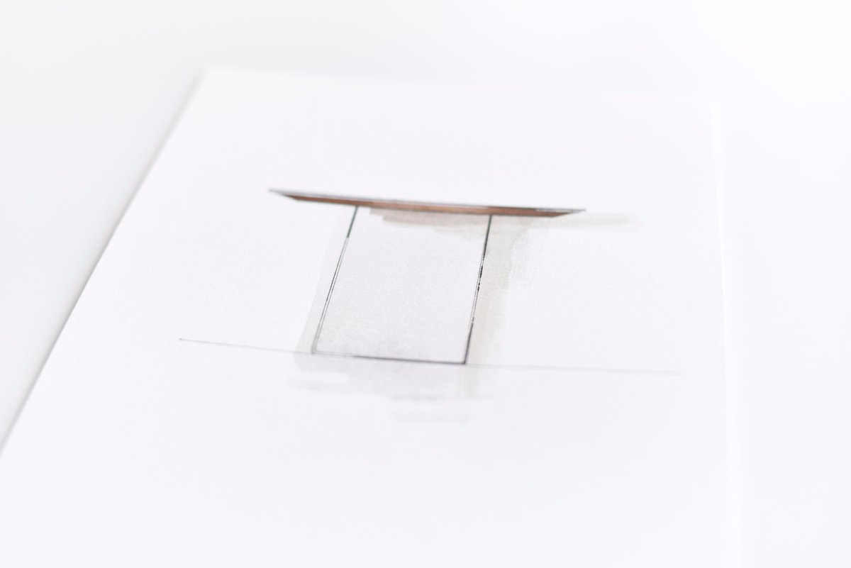 discohdesign's tweet photo. Nuestro trabajo nos permite convertir ideas en objetos, productos definidos por la relación con su usuario final.

Sketch para el proyecto de Kendo Mobiliario. https://t.co/y9pwoKAtye