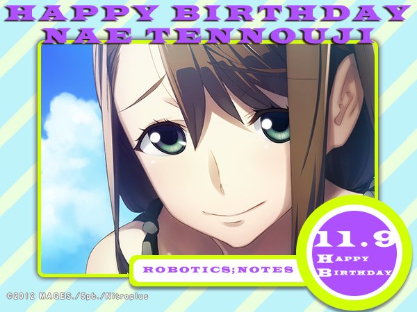 科学adv公式 11月9日は Robotics Notes より 天王寺綯 のお誕生日 ミスターブラウンの愛娘として シュタゲでもおなじみ このアカウントにおめでとうメッセージを送ってね 何かが起こるかも 綯happy Birthday シュタゲ ロボノ 天王寺綯 科学adv公式 11月9日は Robotics Notes より 天王寺綯 のお誕生日 ミスターブラウンの愛娘として シュタゲでもおなじみ このアカウントにおめでとうメッセージを送ってね 何かが起こるかも 綯happy Birthday シュタゲ ロボノ 天王寺綯