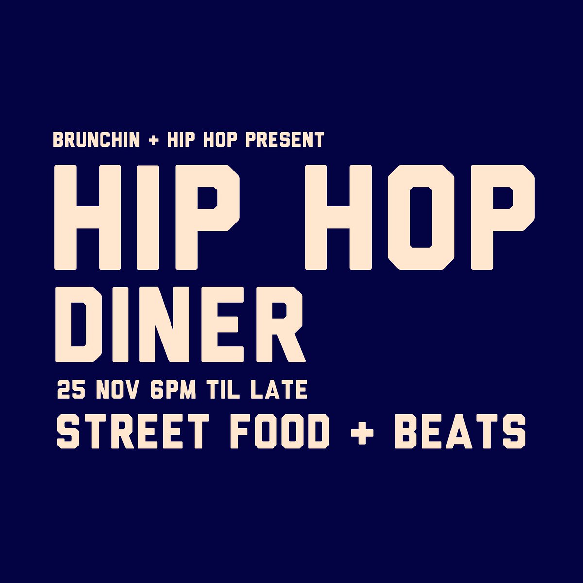 tasteandliquor's tweet photo. Collaborating with @SHAANTI11 and @brunchhiphopbhm allow us to present our first after-dark session where street-food vs beats met well into the night! Out of popular demand this is Hip Hop Diner 

#HIPHOPDINER 
Tickets on sale now. https://t.co/ithBYyUn5N