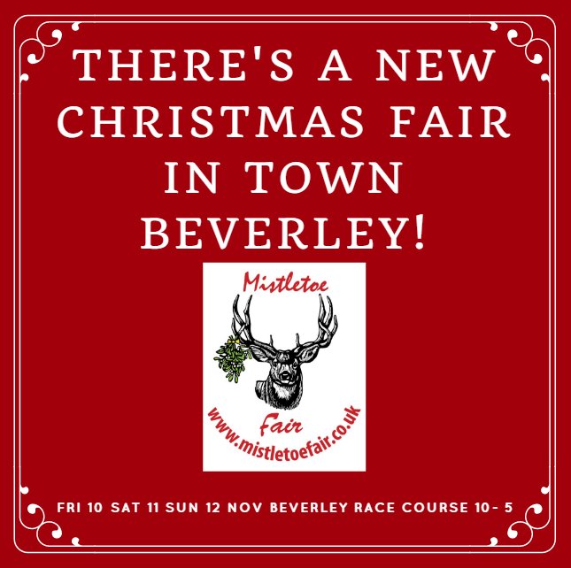ShopForSomeUK's tweet photo. There's a NEW! #ChristmasFair in Town 🎅🎅
FREE Tickets Still Available! Head over to https://t.co/X8mGtFPoyH #beverley #beverleyevents #hull Please RT @JustBeverley @24sevenLifestyl @hulldailymail @VHEY_UK @2017Hull  #BeverleyMistletoeFair https://t.co/KoozEJwEZV