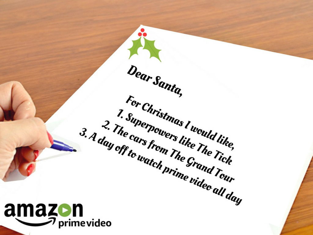 PrimeVideoIE's tweet image. When you start writing your Christmas list early....