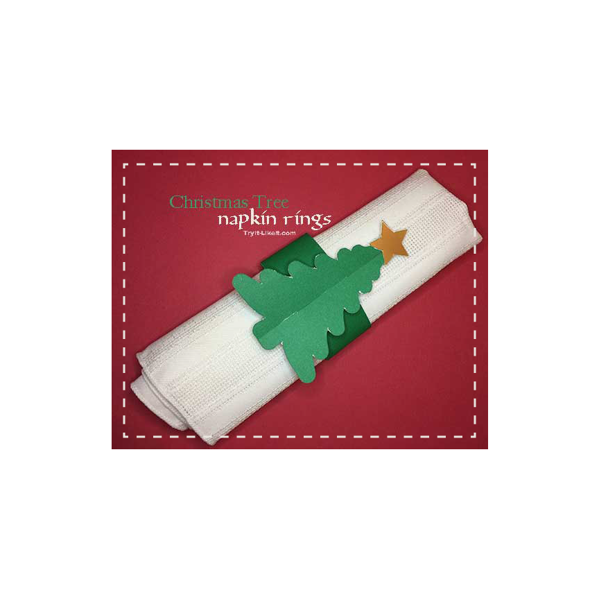 tryit2likeit's tweet photo. How to craft your own Christmas Tree Napkin Rings https://t.co/Nzy5jzC8Ew #cricut #craftlightning #GlueDots #amazon https://t.co/udOSOLQ9ED