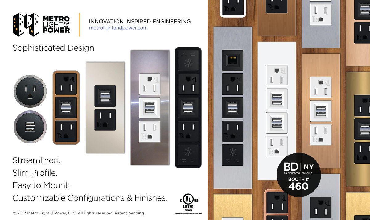 Are you attending <a href="/BDNYFair/">BDNY</a> this Sunday and Monday at <a href="/javitscenter/">Javits Center</a>? Stop by Booth 460 to see our outlets and LED lighting! It's also not too late to register to attend: bit.ly/2wqFIZa #bdny #bdny17 #bdny2017