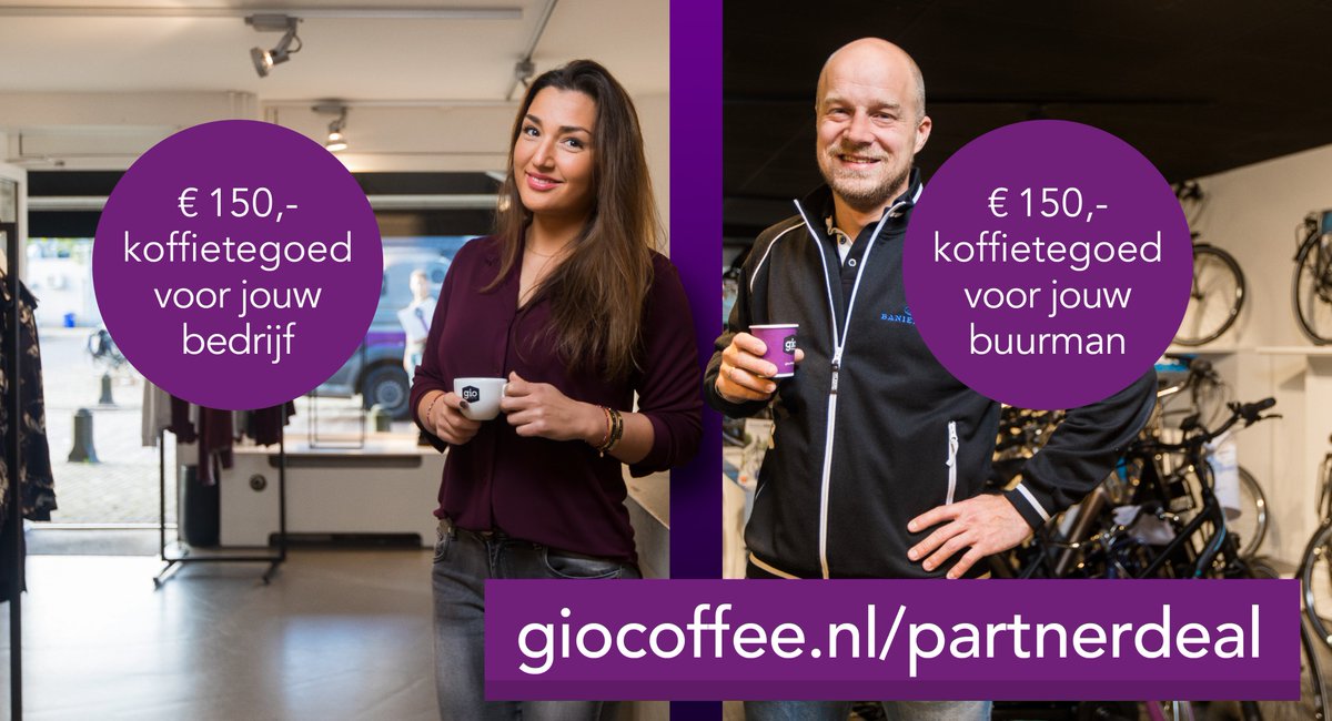 GioCoffeeNL's tweet photo. Ken je iemand die op zoek is naar een #koffieleverancier? Bekijk: https://t.co/Nd2wqiQpeM 1/3 https://t.co/YxxWMoRXwz
