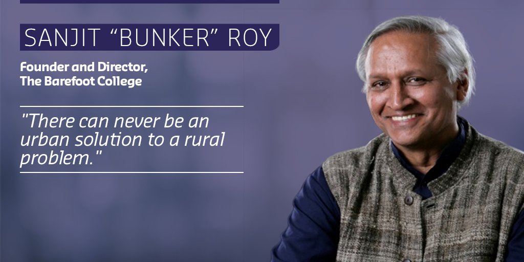 SodexoGroup's tweet photo. “Urban solutions do not solve rural problems”. Find out why in Sanjit “Bunker” Roy’s keynote at the #QoLConference 👉 https://t.co/gjc7zKe9lr https://t.co/JoqDd7eqzA