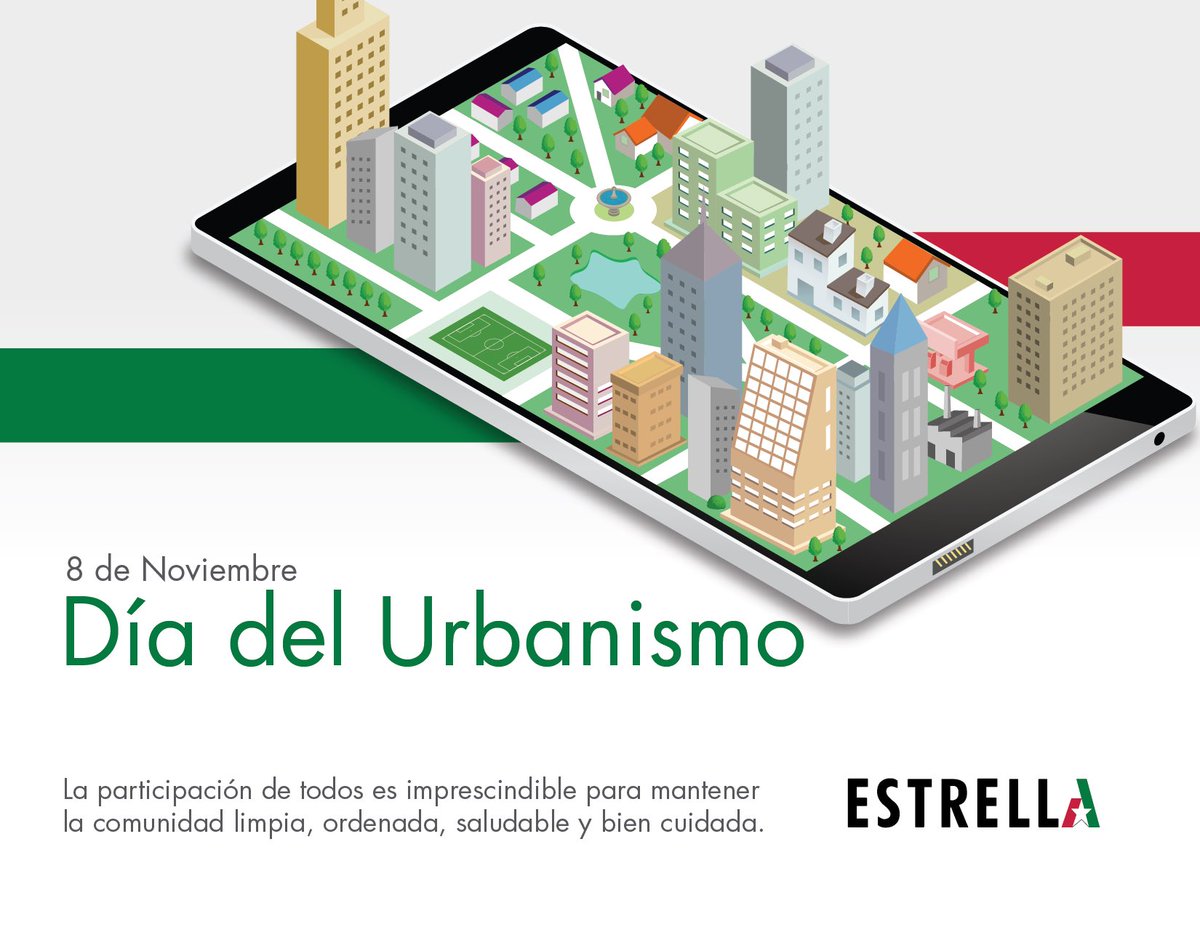 Sin el compromiso de cada uno por cuidar y mejorar el lugar en el que vive, ningún plan de urbanismo tendrá sentido. Que tus acciones generen un impacto positivo en el cuidado al medio ambiente de tu comunidad.

.

#GrupoESTRELLA

#DiaMundialdelUrbanismo