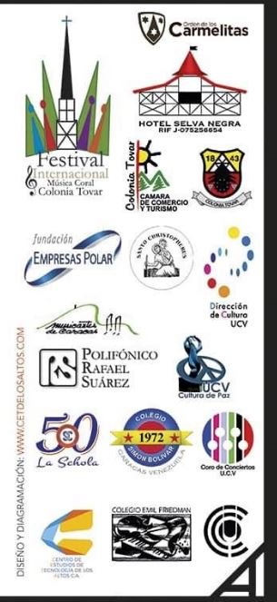Ellos son nuestros aliados de la 2da Edición del <a href="/ColoniaTovFest/">FestivalColoniaTovar</a> . Vielen Danke.
<a href="/HotelSelvaNegra/">Hotel Selva Negra</a> <a href="/CSimonBolivar/">colegiosimonbolivar</a> <a href="/lacoloniatovar/">Colonia Tovar</a> <a href="/TurismoColoniaT/">CámaraComercioCTovar</a>