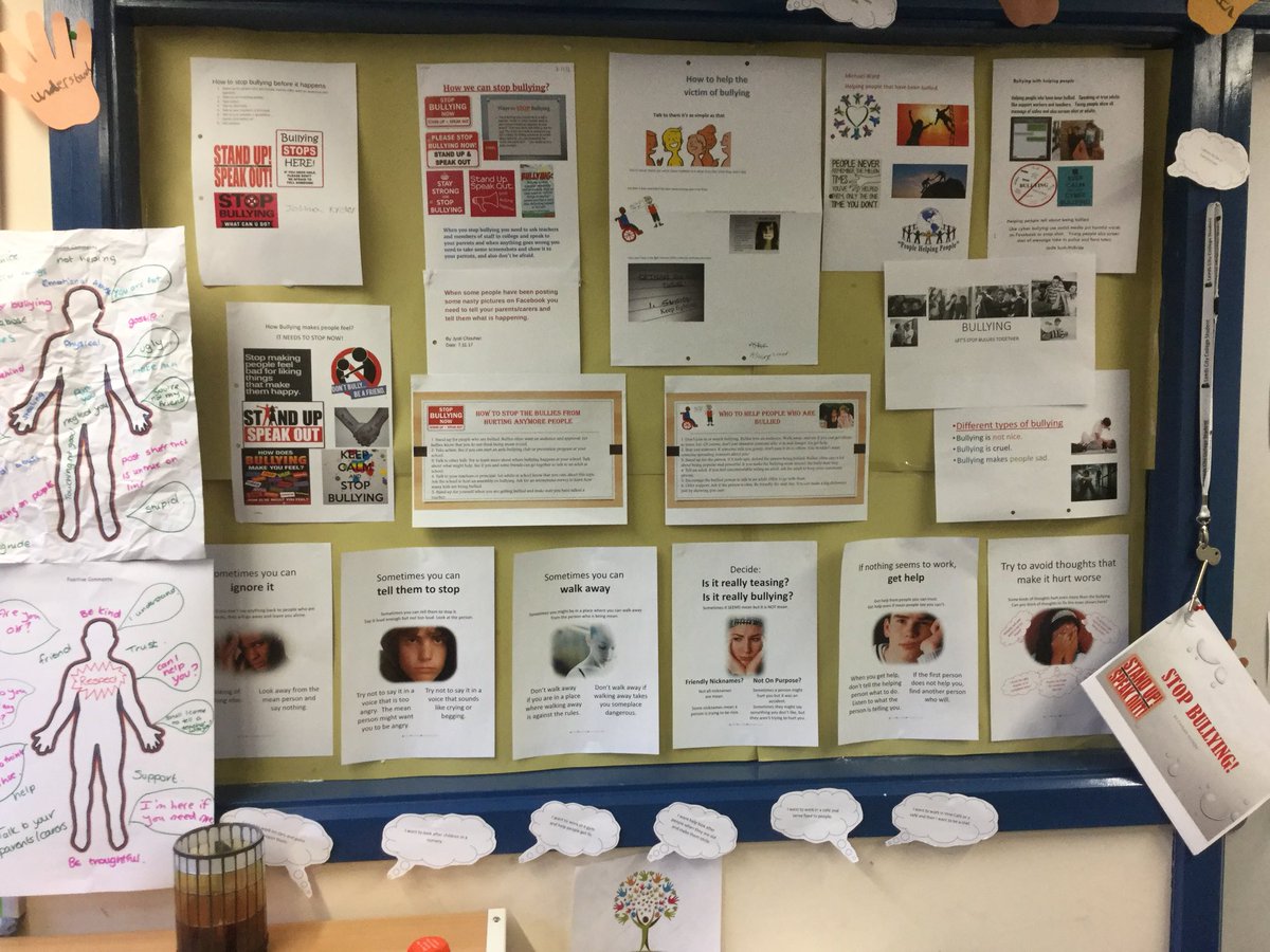 RPTeachSEND's tweet photo. Amazing work done by @LCC_EnABLE learners around supporting victims of bullying and building understanding together #proud #RPfirlife https://t.co/3rQYJYOhU8
