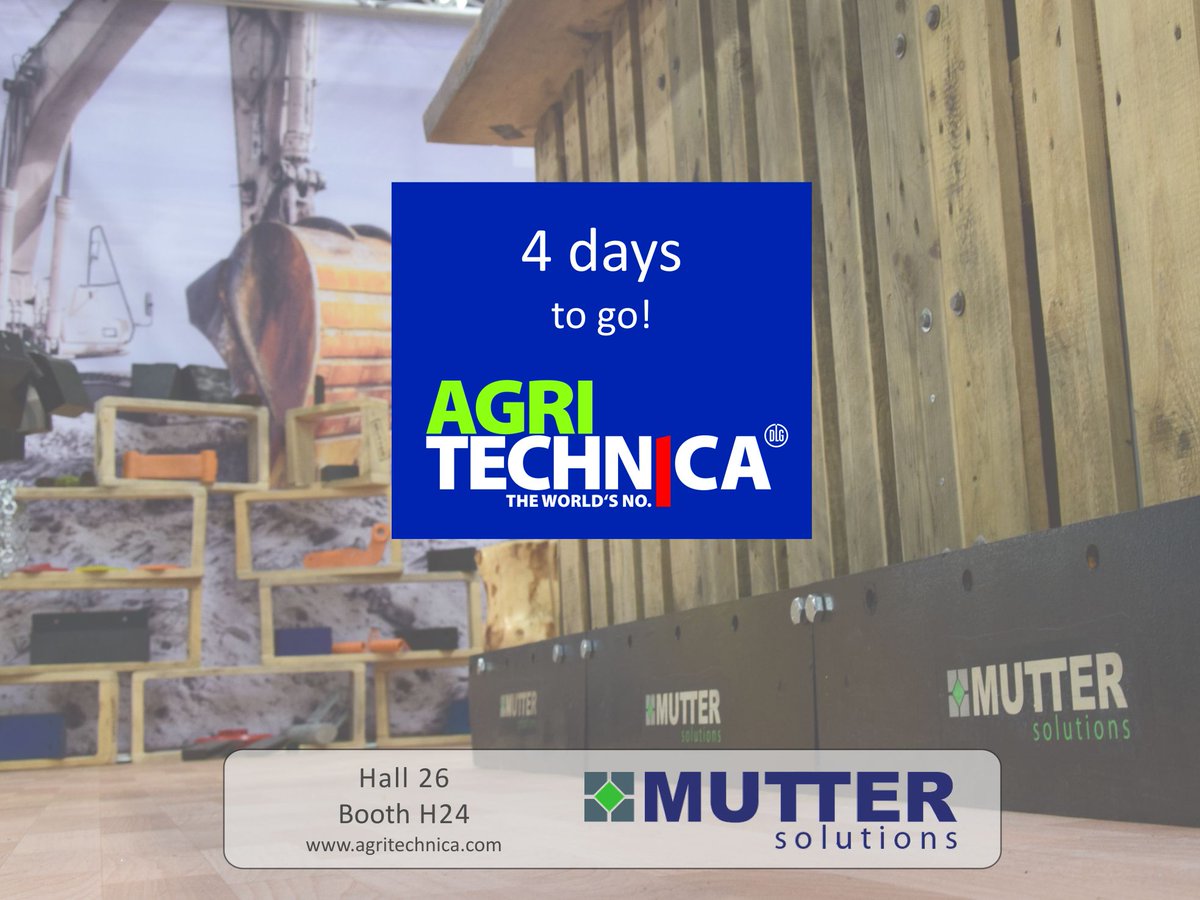 muttersolutions's tweet image. 4 days to get! Will you attend @AGRITECHNICA?
