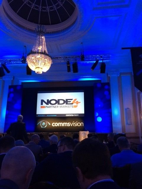 Node4Ltd's tweet photo. Proud to be sponsoring the 12th year of the Comms Vision Convention #CVC17, #commsvision https://t.co/JDNPrNVdkR