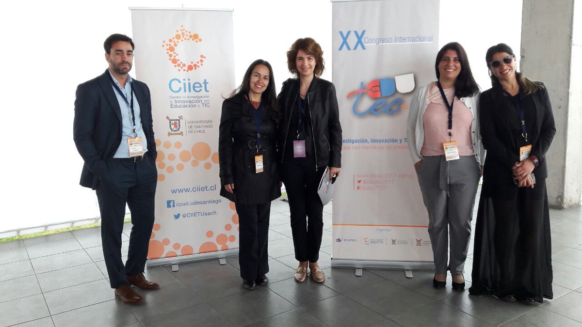 elimpanero's tweet photo. Equipo academico @LaSiglo21 con ponencias #innovatuaula #experimenta21 en @_edutec_ Chile @RectoraSiglo21 @LauraRossso https://t.co/aMM0CXyB4o