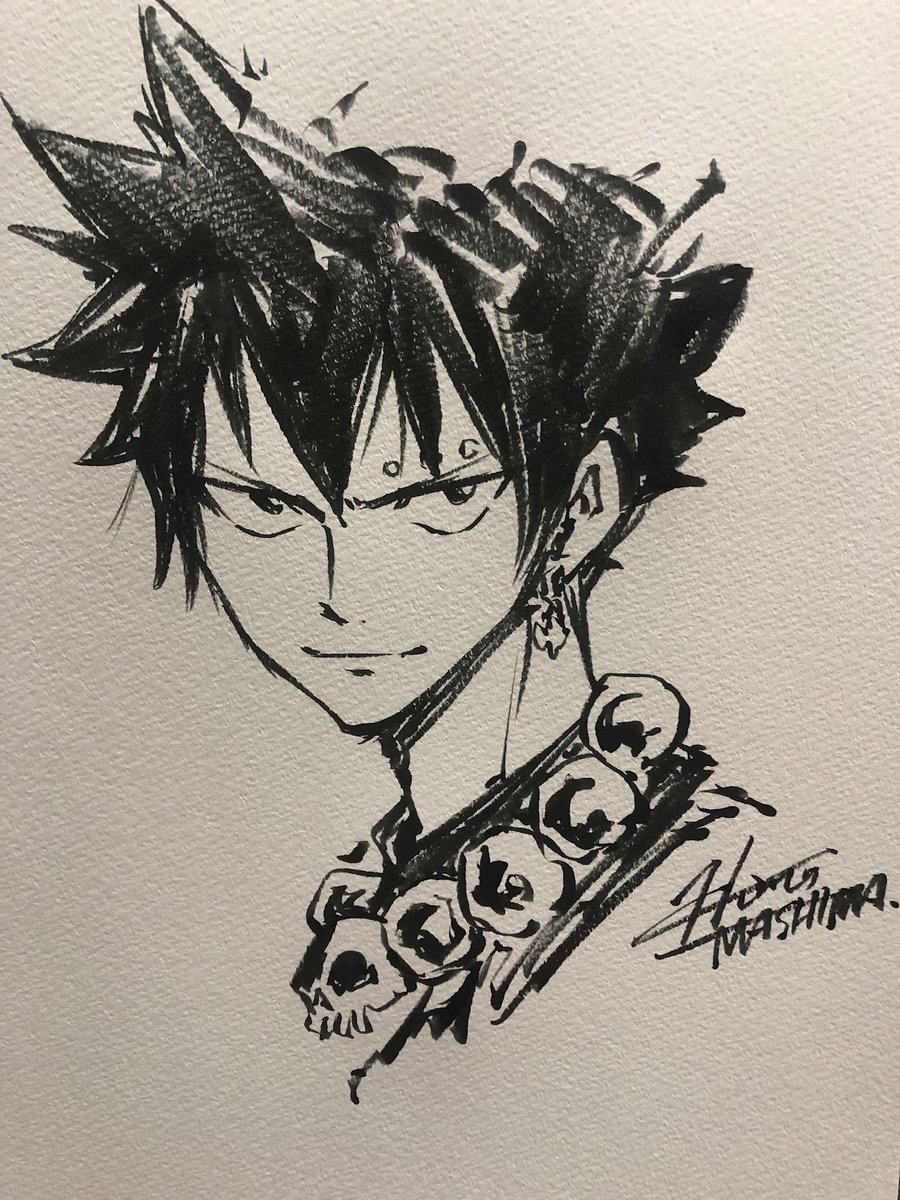 真島ヒロ 落書き
