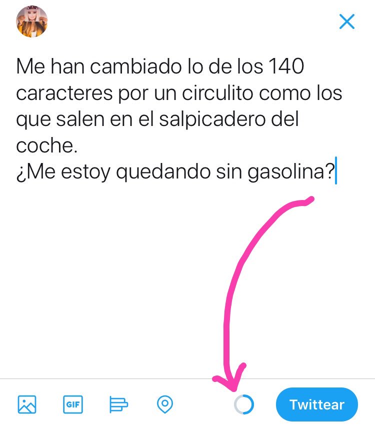 lavecinarubia's tweet photo. Creo que tengo #280caracteres. https://t.co/eN53jd03aP
