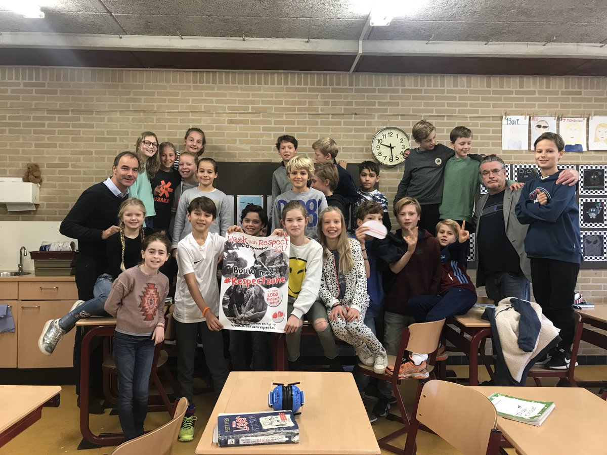 #respectzone in Groep 7 Hildebrand van Loonschool #Weekvanrespect