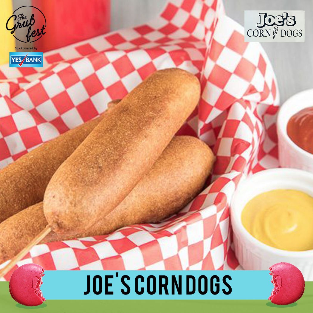 TheGrubFest's tweet photo. Balkh Bukhara and Joe's Corn Dogs will be bringing their own brand of some absolutely lip smacking food to The Grub Fest! 

#TheGrubFest #GetGrubbed #Chandigarh

---
The Grub Fest 
Co-powered by @YESBANK https://t.co/bpSOYVNA8V