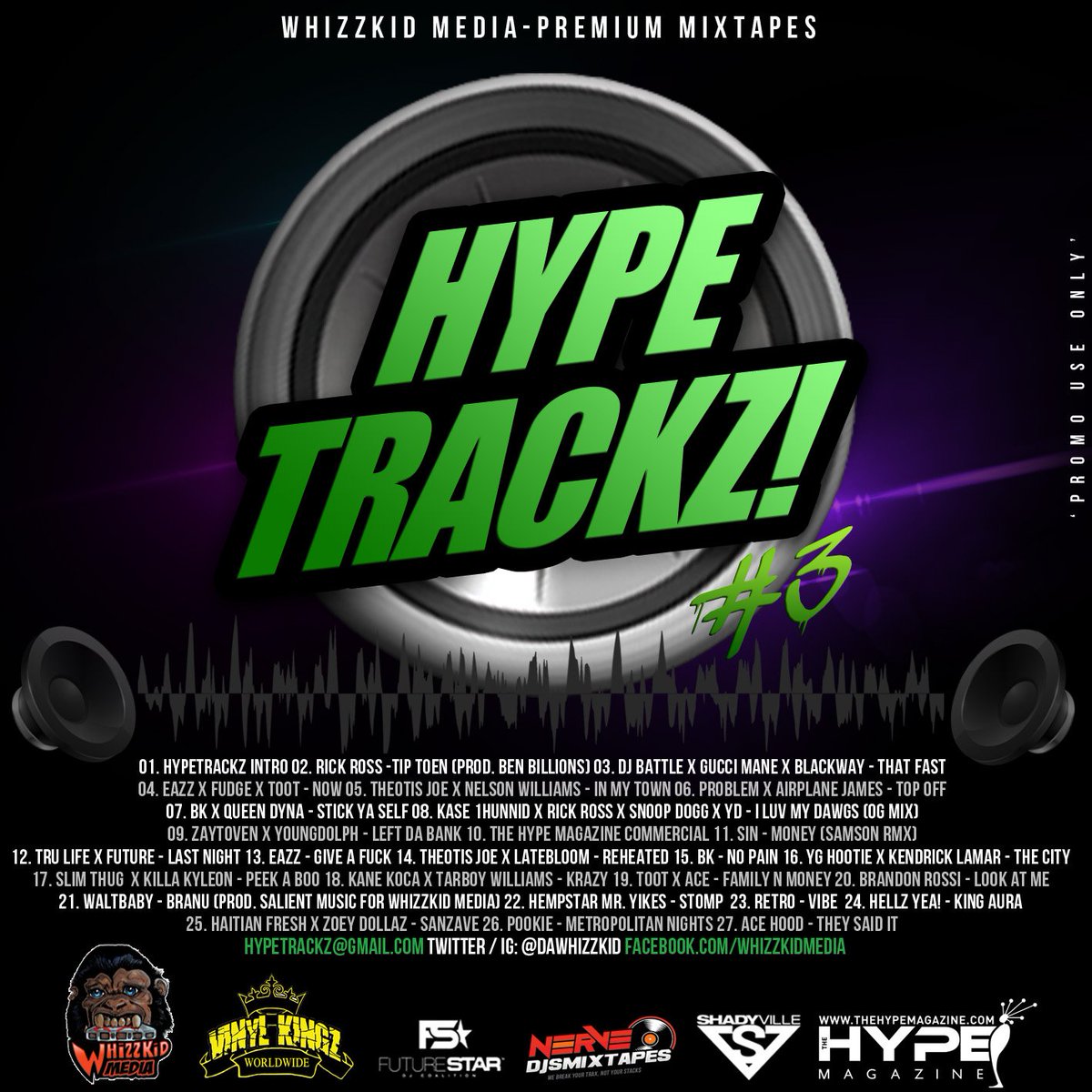Artists to watch and major tracks on 'HypeTrackz Vol. 3':  audiomack.com/album/the-whiz…  
#HipHop  #Rap #HipHopMixtape