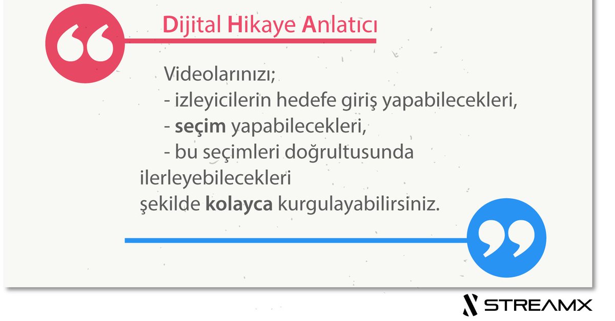 Gobito ürünü Streamx Video Teknolojileri, kullanışlı modülleri ile videolarınızı dijital dünyada daha iyi kurgulayıp hedef kitlenize sunabilirsiniz.

#Streamx #VideoTeknolojileri #EtkileşimliVideo #İnteraktifVideo #iVideo #DijitalHikayeAnlatıcı #VideoMarketing