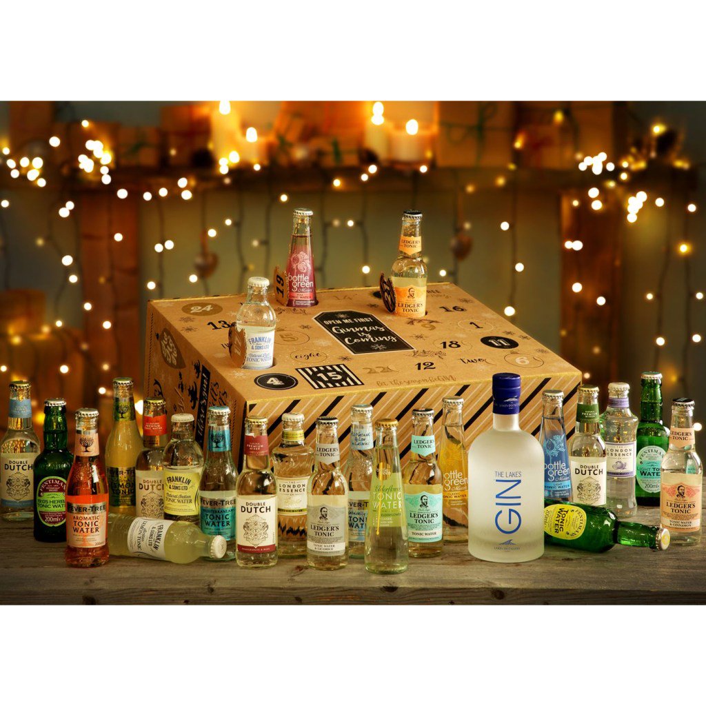 Mini Gin and Tonic Advent Calendar 2017 pamperhampercompany.co.uk/product/mini-g…