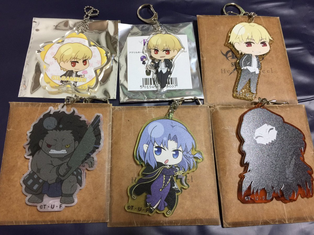 Mit 譲渡 劇場版 Fate Hf パルコ Ufo カフェ ダークサイド アクキー アクリルキーホルダー ギル 譲 画像の物まとめて6点 求 3000円 送料 ゆうちょ対応 普通郵便での発送になります プチプチ ビニール 段ボールでの梱包になります よろしくお願い致し