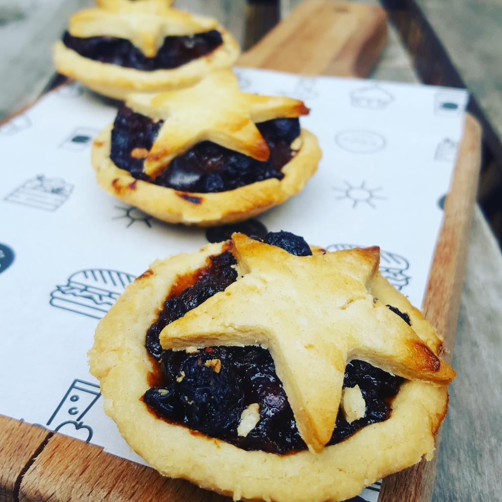 HappyFoodDublin's tweet photo. Feeling Christmasy? 
We made incredibly delicious Mince Pie for you😗!
Already on Happyfood Counter in Both Locations!
#plantbased #happyfood https://t.co/eyPf1GjDP9