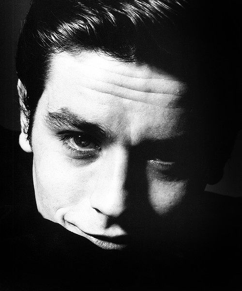 Happy birthday to Alain Delon. Photo by Bert Stern, 1962. 