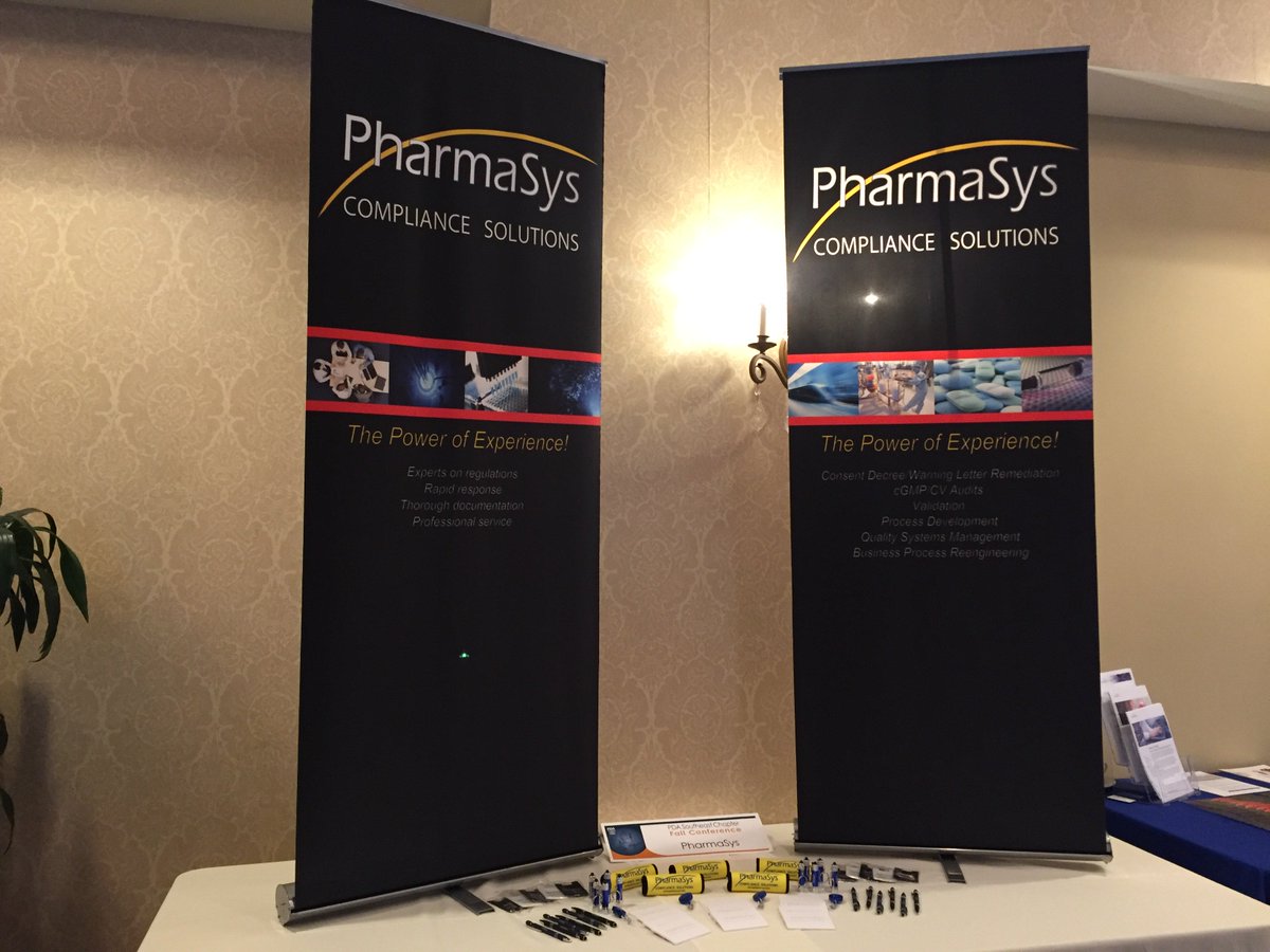 PharmaSys is exhibiting at the PDA Fall Conference &amp; Vendor Show today at the Brier Creek Country Club in Raleigh! #PDA #PHARMASYS pharma-sys.com