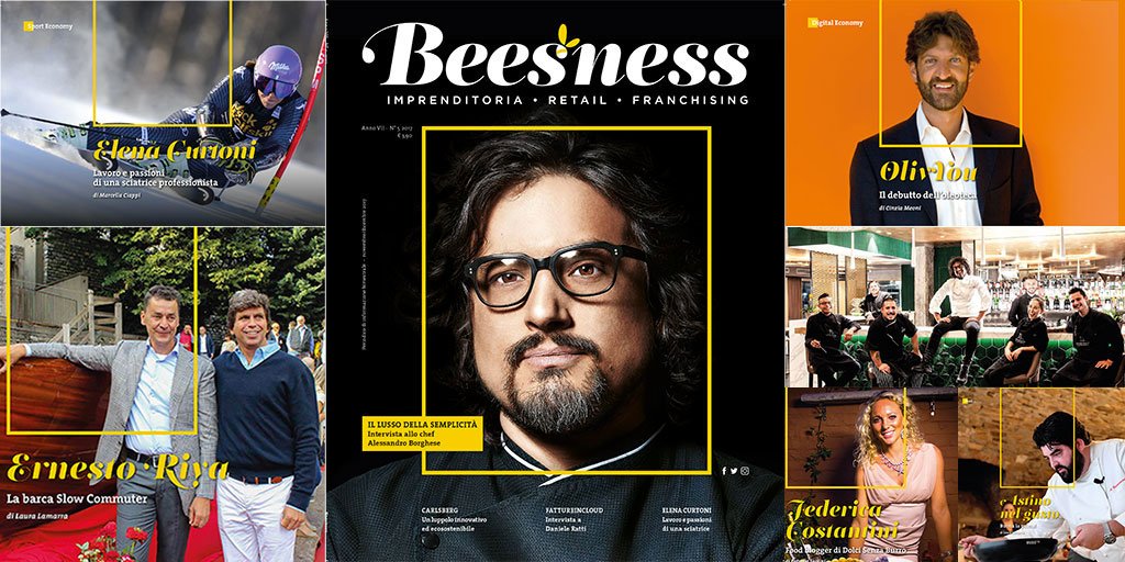 Beesness di novembre è un bellissimo numero con un focus sul food! In copertina lo chef <a href="/BorgheseAle/">Alessandro Borghese</a>  - versione digitale: goo.gl/qFmWeU