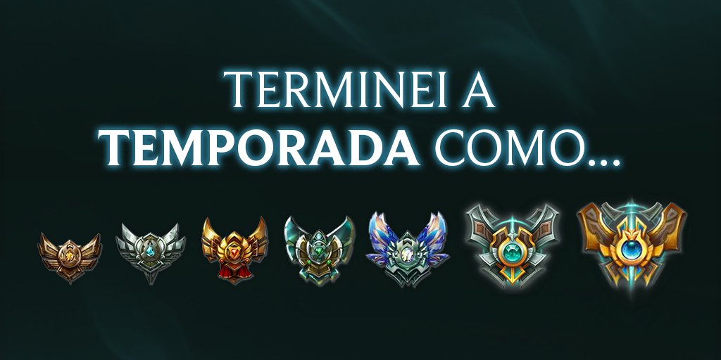 League of Legends Brasil on X: Dentro do próprio cliente, você pode  conferir quais Recompensas Ranqueadas você irá receber clicando no ícone de  ponto de interrogação em cima do seu ranque na