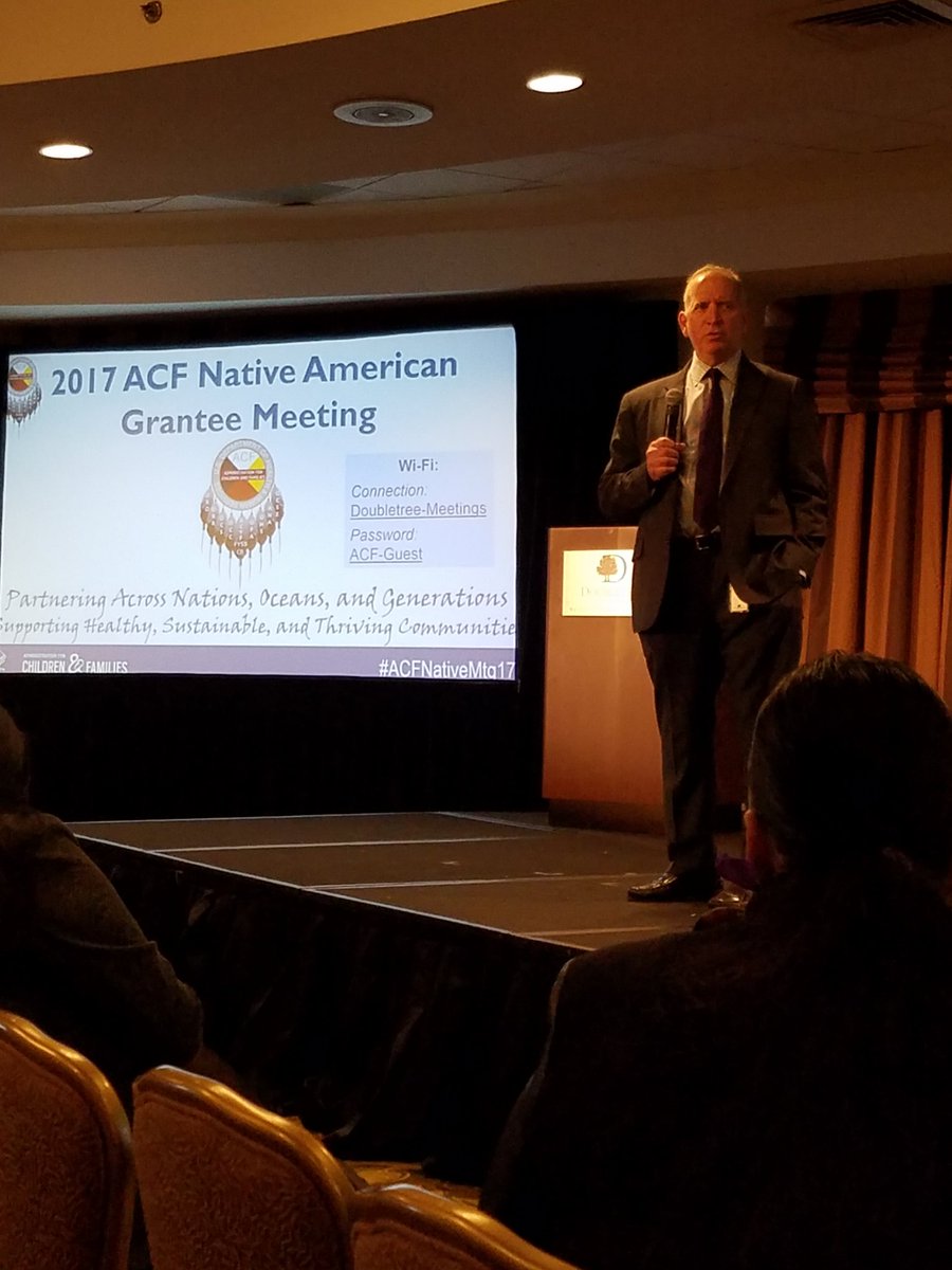 rominek60's tweet photo. Acting Asst Secretary for ACF #ACFNativemtg17 https://t.co/cfvseFFpUJ