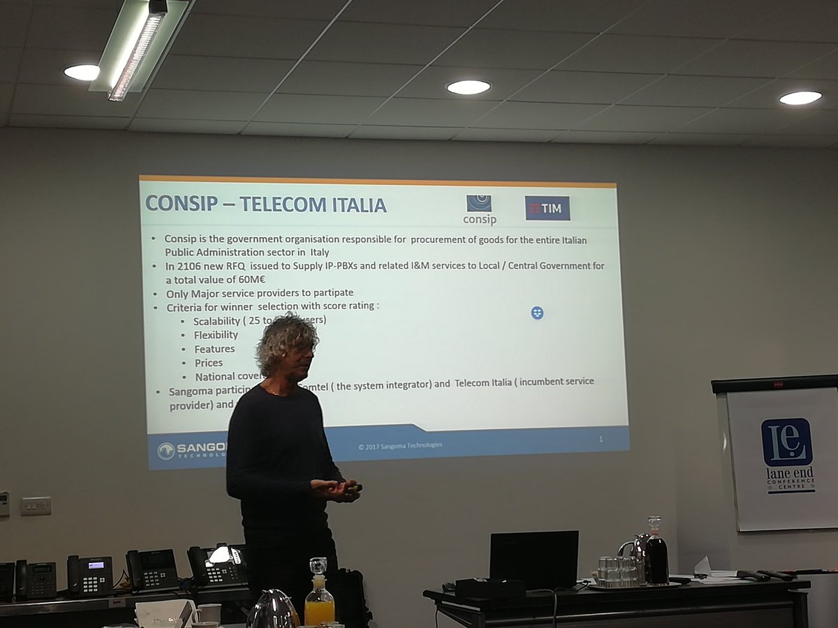 GiuliaRamera's tweet photo. @COMTELSpa proud to be #partner @Sangoma @euroscro presents the #consip #solution #CT7 https://t.co/O9fn3I6faj