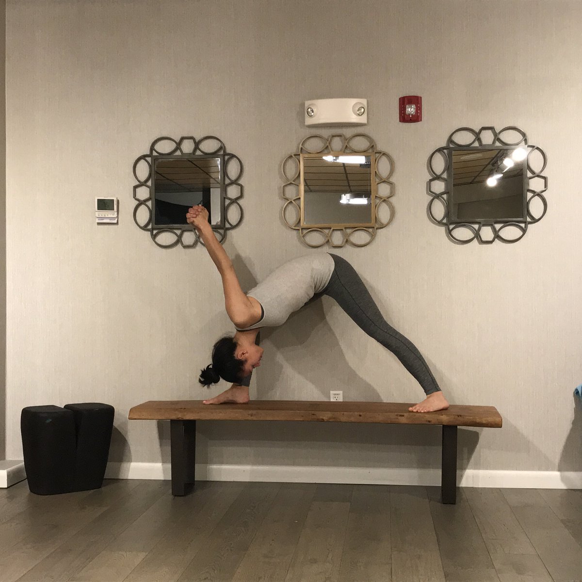 LFarenga's tweet photo. Its hump day so lets let that stress go with a Powerful Flow!!! 5:45p &amp; 7p Studio U Newton!!! Breath + Movement always relieve stress :) https://t.co/W3PCokzYnv